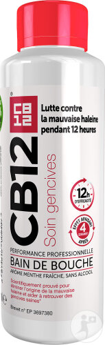 CB12 Bain De Bouche Soin Gencives Flacon 500ml