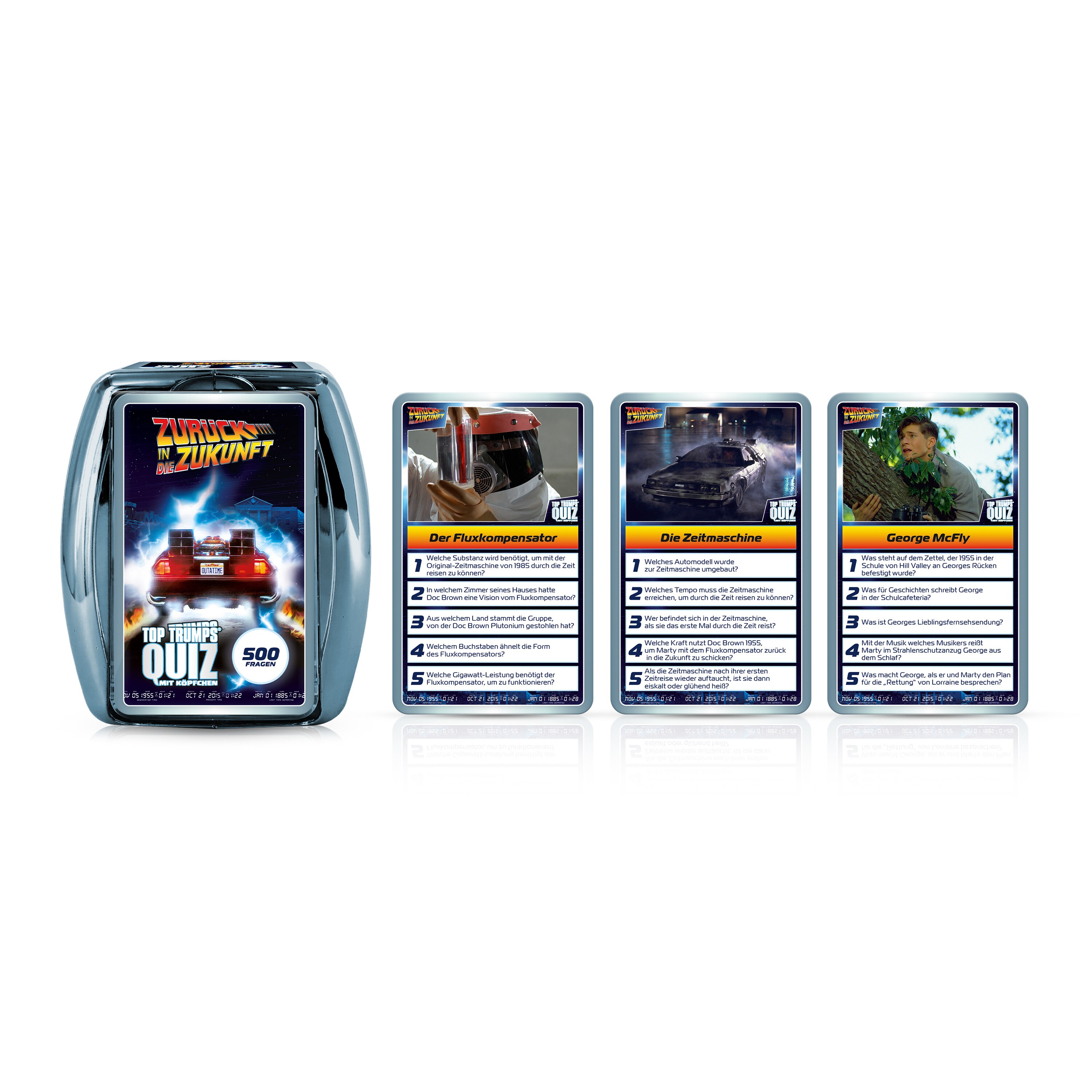 Top Trumps Quiz - Zurück in die Zukunft deutsch Quizspiel Fragespiel