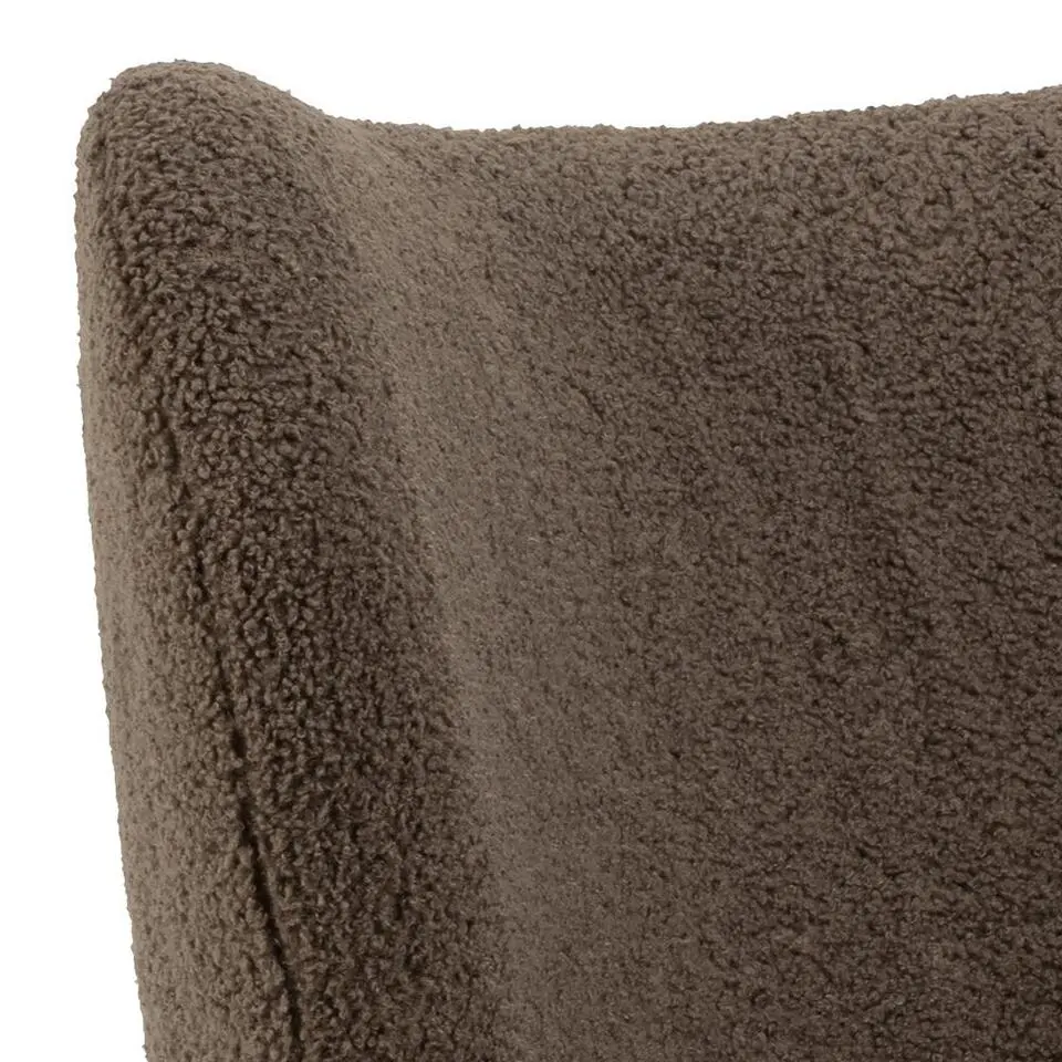 Fauteuil Bruin Stof - Zithoogte 45cm - 71x75x80cm - Ellie