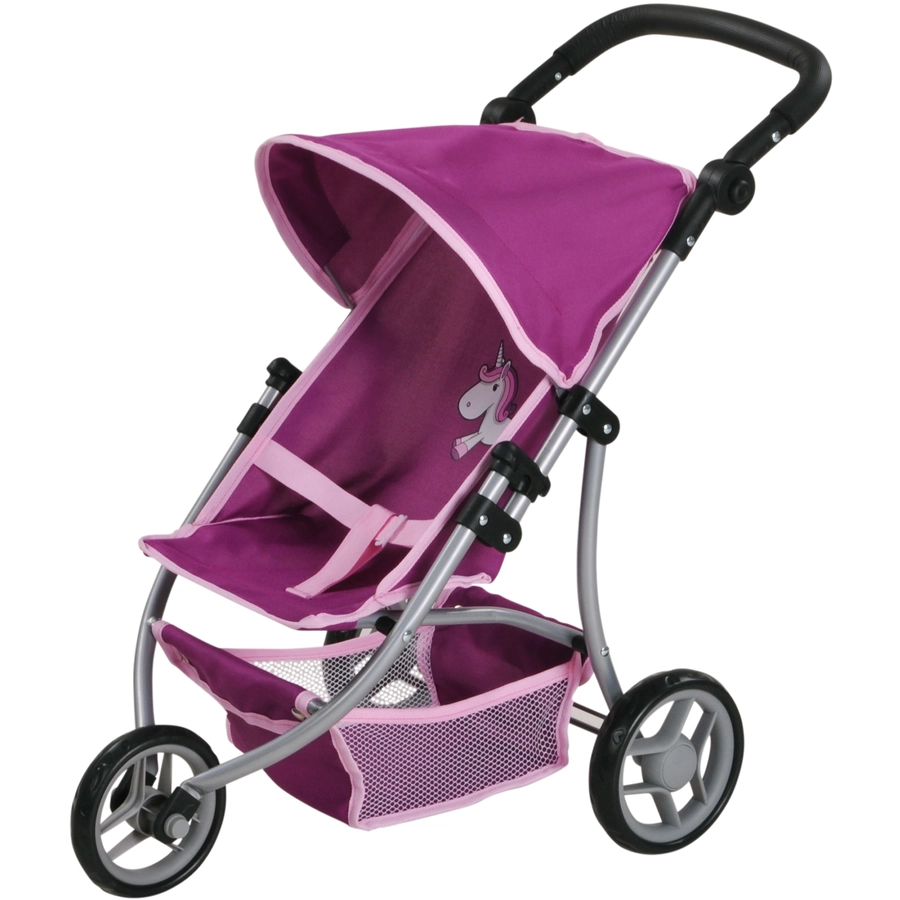 knorr toys® Puppenbuggy Jogger Lio - UMA. Das Einhorn purple rosa