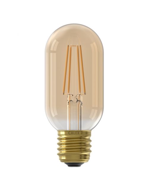 Calex Led Tubular Gold Straight Filament E27 3.5w 250lm - Lichtbron -