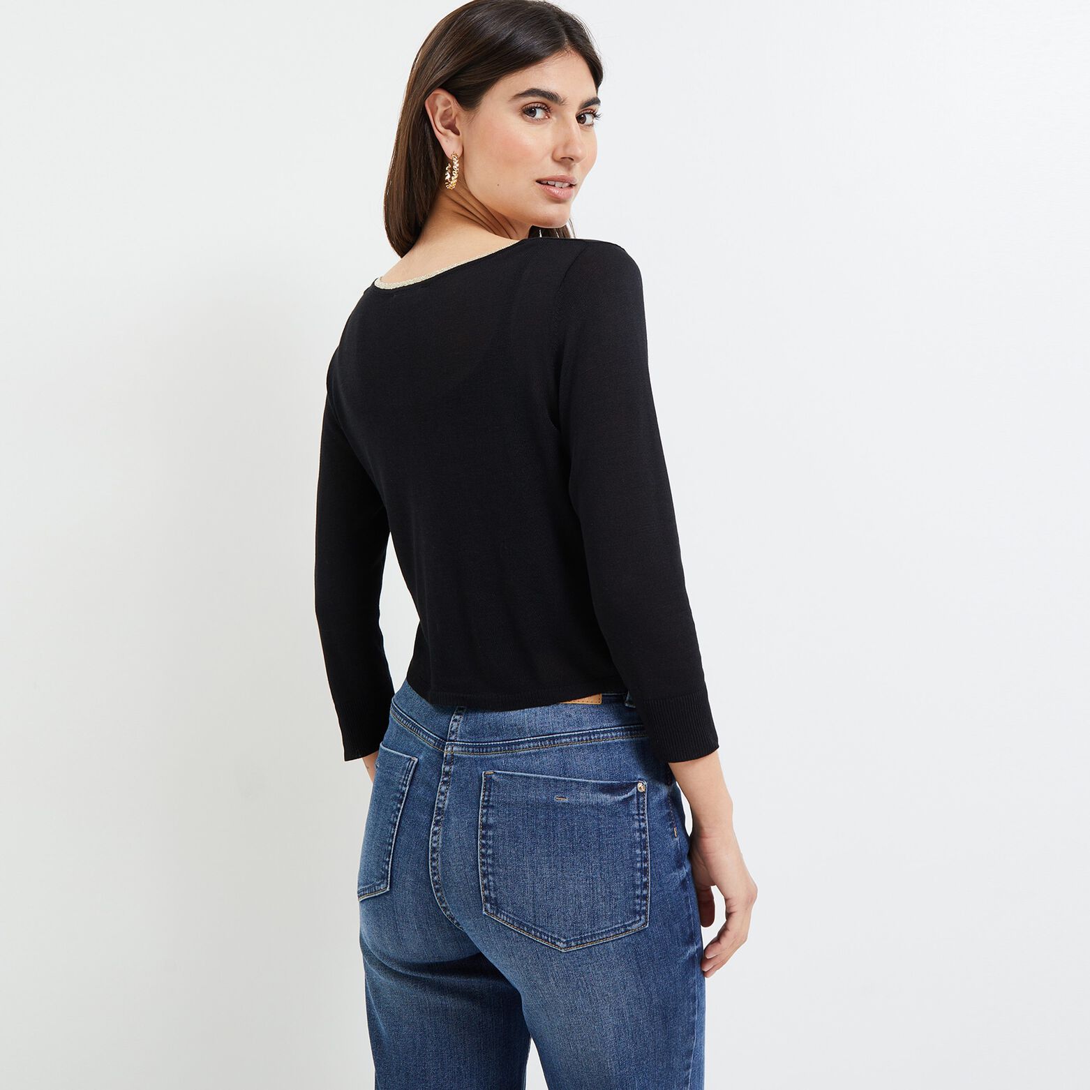 Gilet court femme