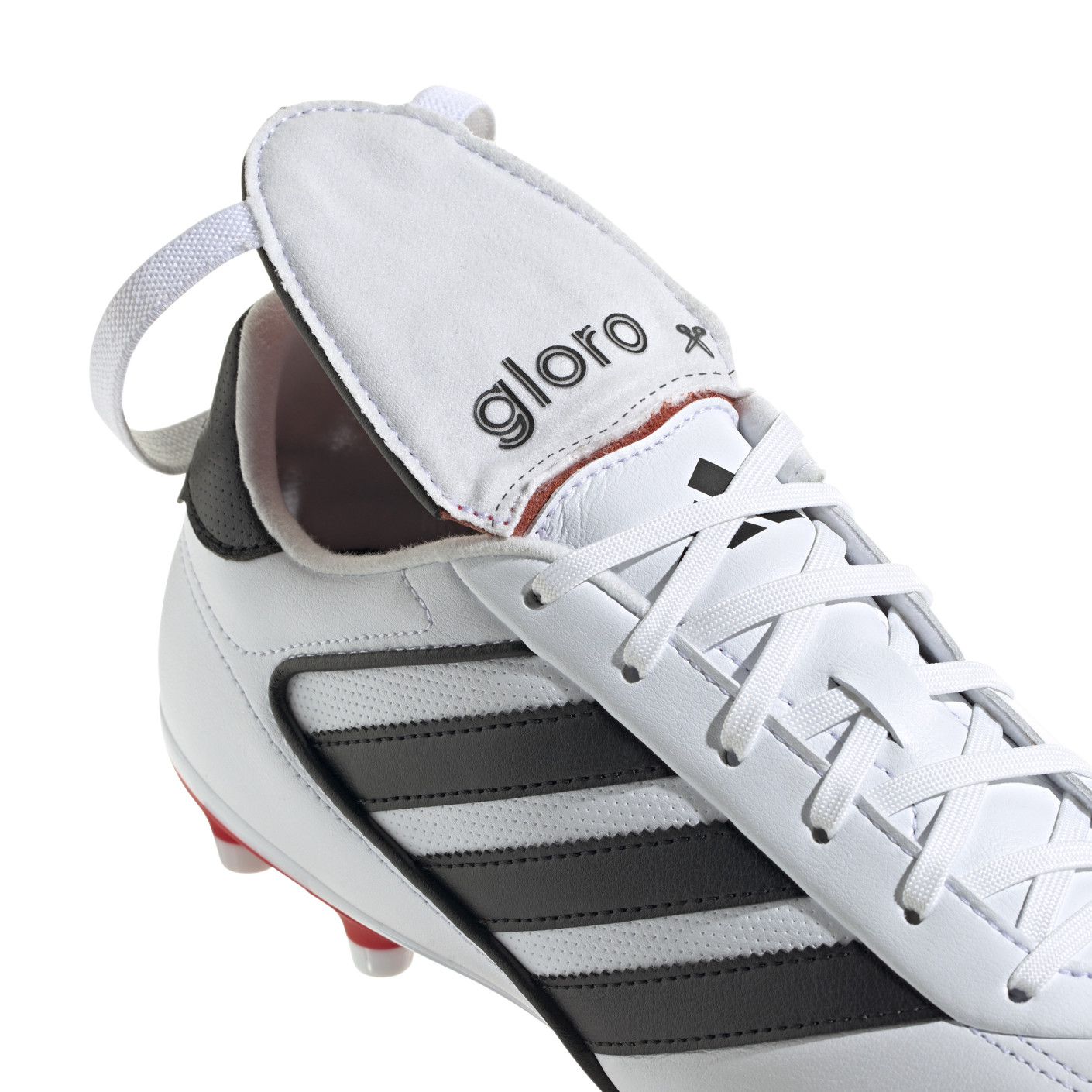 Adidas Copa Gloro 2 Gras Voetbalschoenen (FG) Wit Zwart Rood