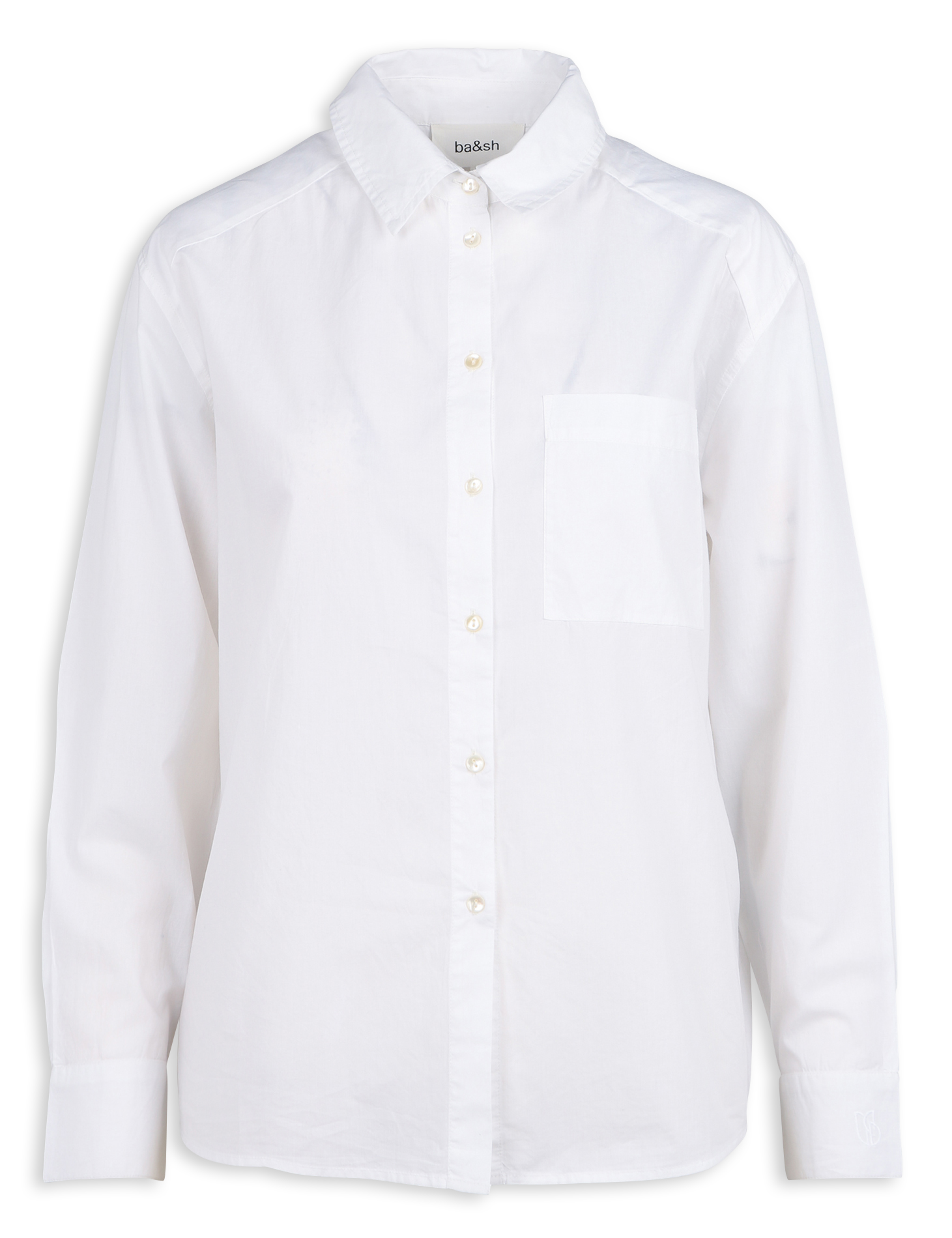 DEBORAH - Chemise col classique en coton | Blanc