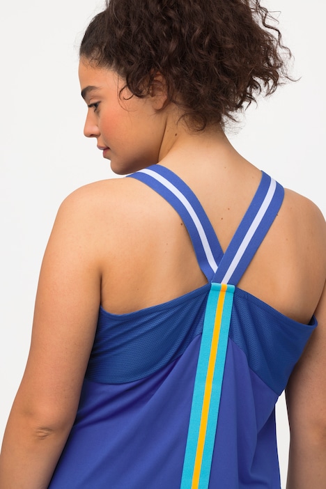 Funktions-Top, Racerback, Slim, ärmellos, recycelt
