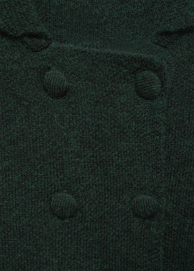 MANGO Knitted jacket. -- GALA Green