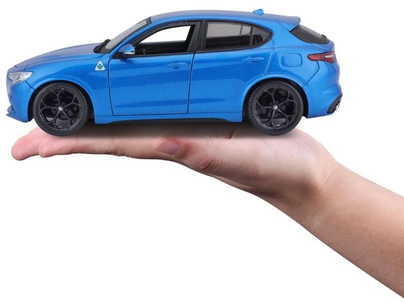 BBurago Alfa Romeo Stelvio Rot 1:24 Sammlermodell im Massstab 1:24