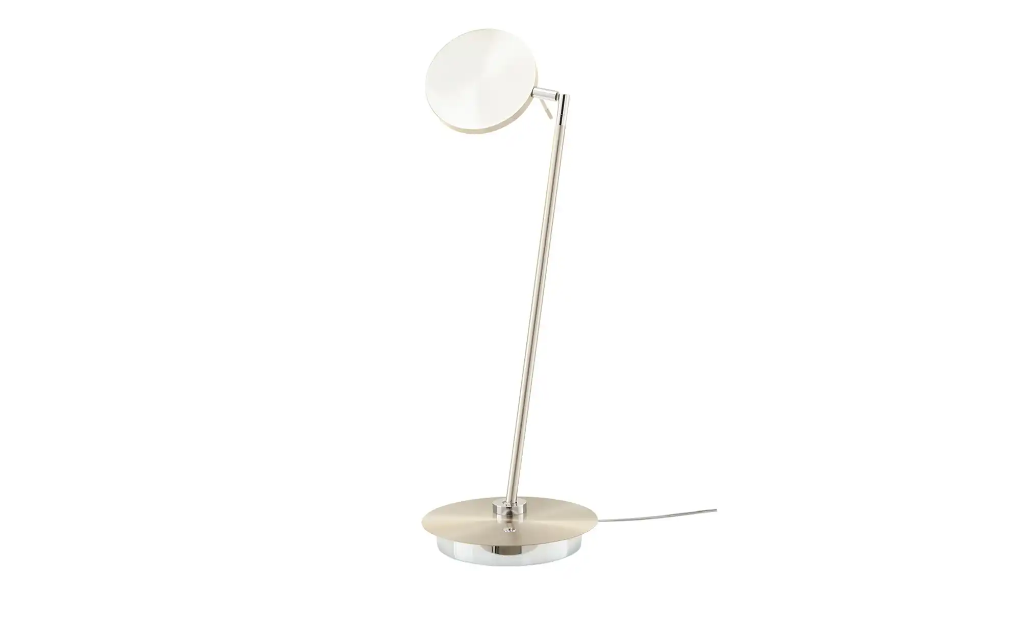 HELL-höllisch gutes Licht LED-Tischeuchte, 1-flammig, Nickel matt