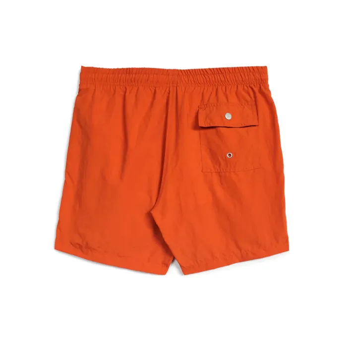 Bather Short de Bain Solid Fibres Recyclées | Orange