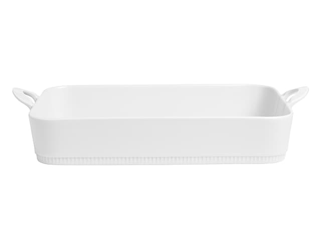 Pillivuyt Toulouse Fad 34 x 24,5 x 7 cm 3,7 liter Hvid