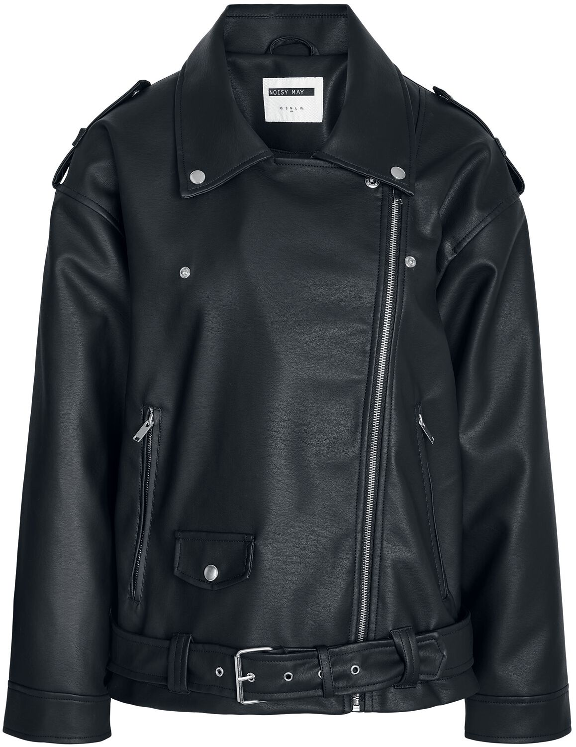 NMPaulina - Veste Motard Oversize | Noisy May Veste en imitation cuir
