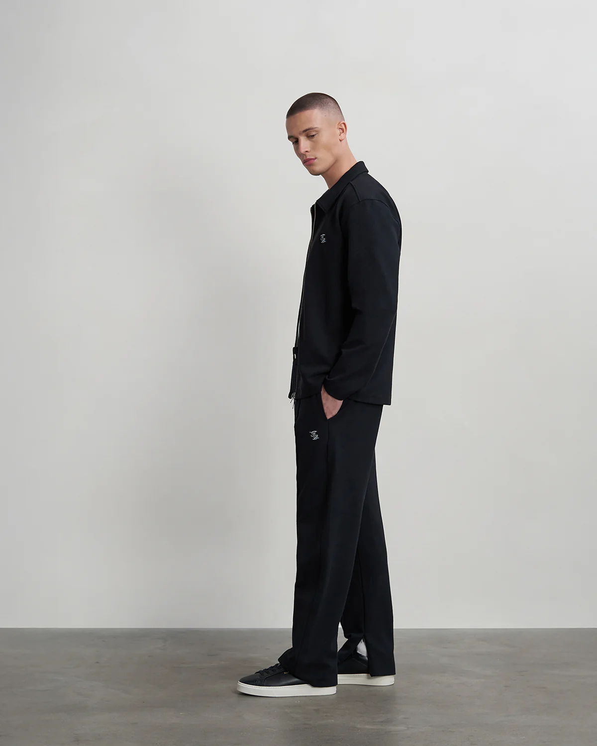 Coach Pants Logo Black