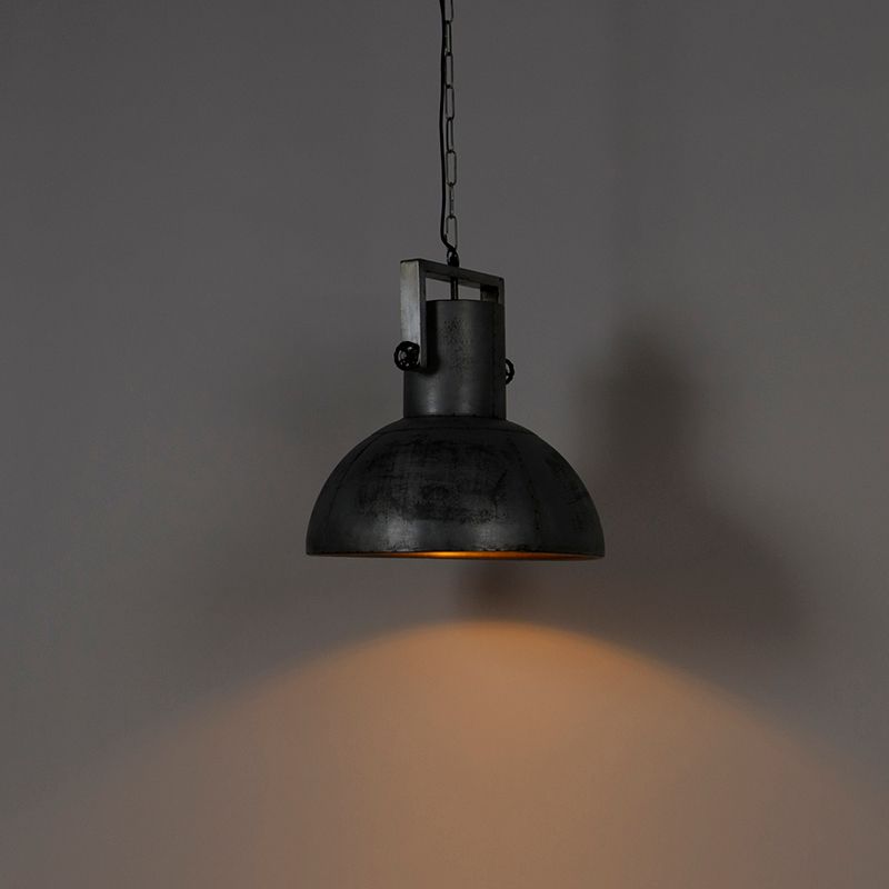 Industriële hanglamp grijs 40 cm - Samia Sabo