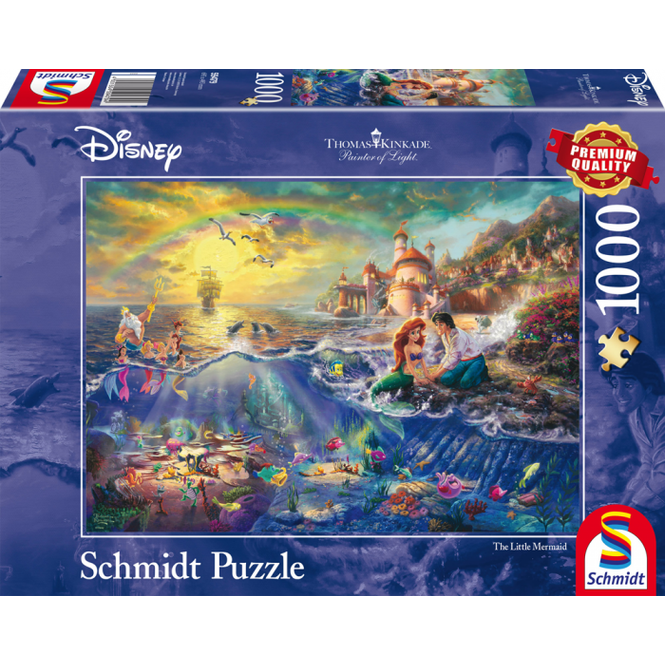 Puzzle - Disney Arielle - Thomas Kinkade - 1000 Teile