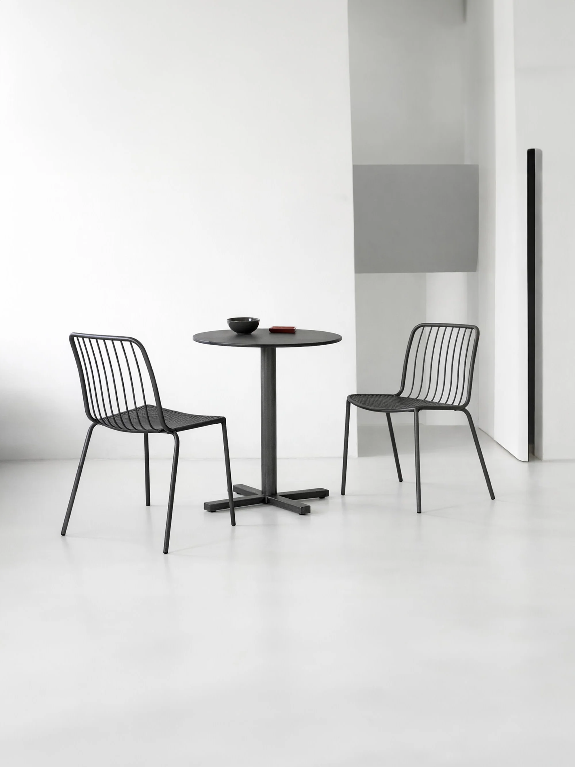 Stapelbare tuinstoelen Alisea, 2-delig