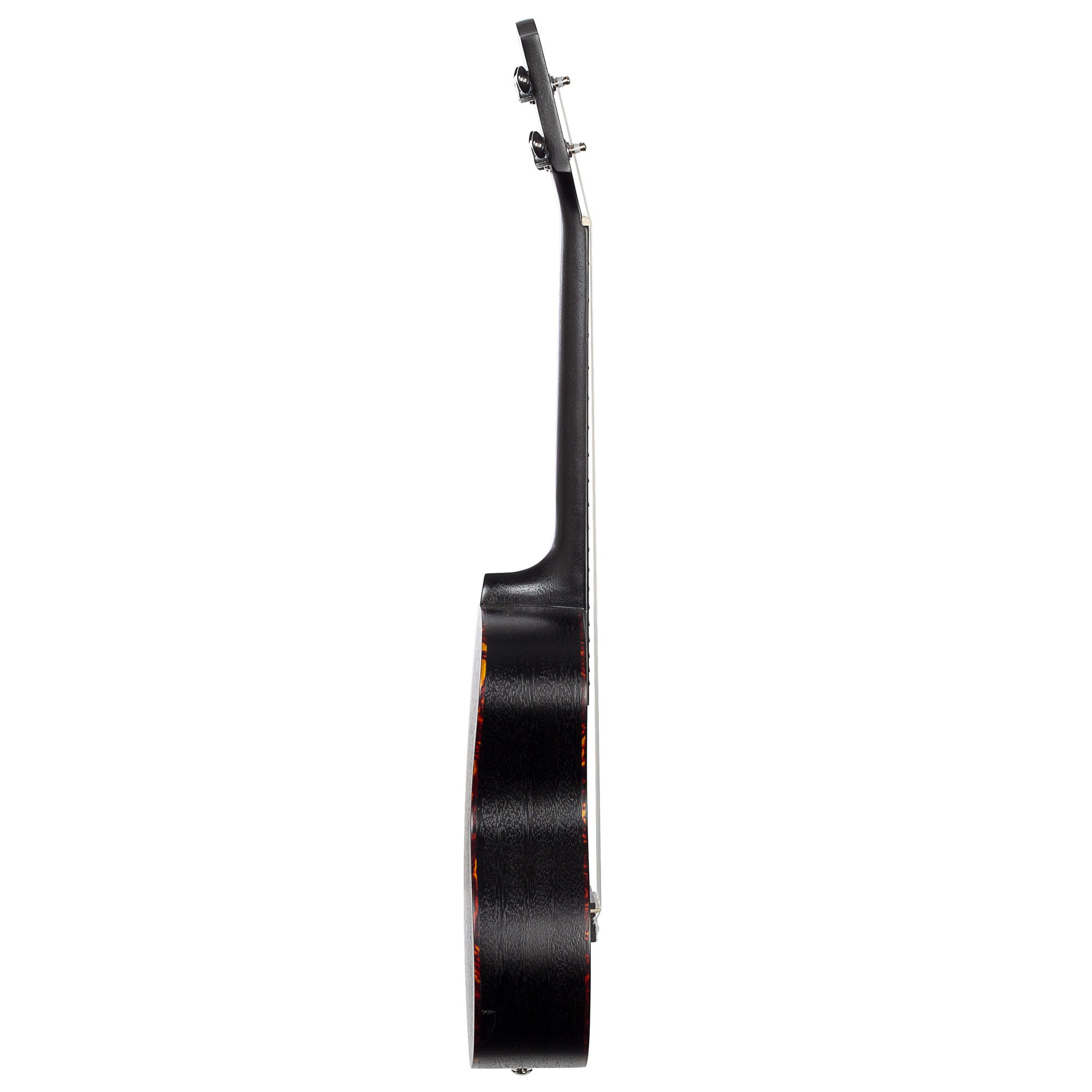 Cascha HH 2305L tenor ukelele zwart met gigbag - linkshandig