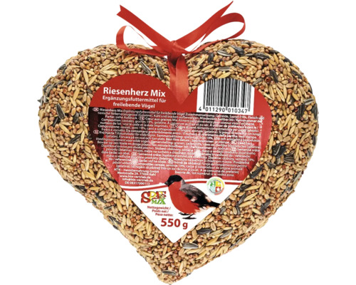 Wintervogelvoer reuzenhartmix ca. 550 g vogelvoer voor wilde vogels