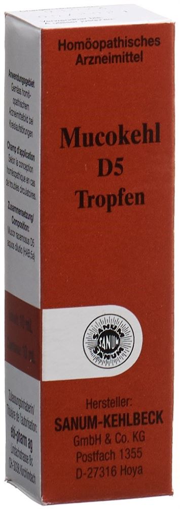MUCOKEHL Tropfen 5 D Fl 10 ml<br>10 ml, Flasche, Tropfen zum Einnehmen, Flüssigkeit