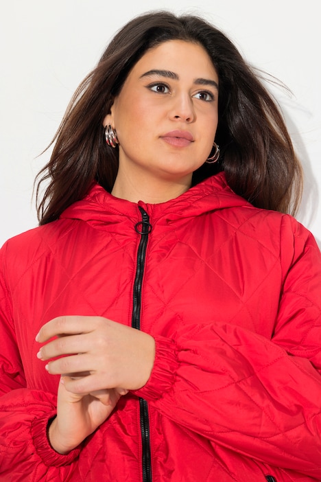 Leichtstepp-Mantel, wasserabweisend, 2-Wege-Zipper