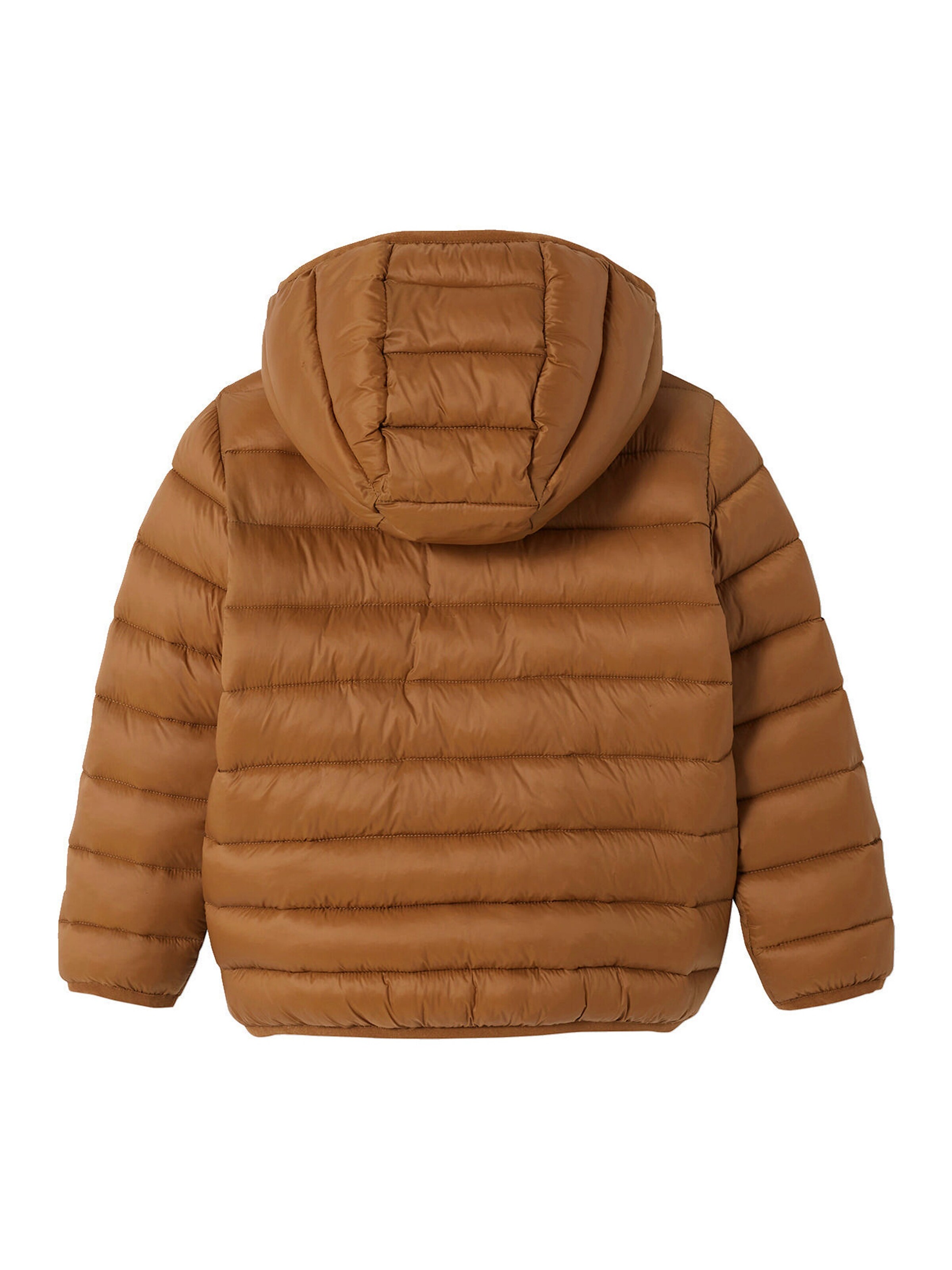 Vertbaudet Jungen Light-Steppjacke mit Wattierung aus Recycling-Polyester karamell
