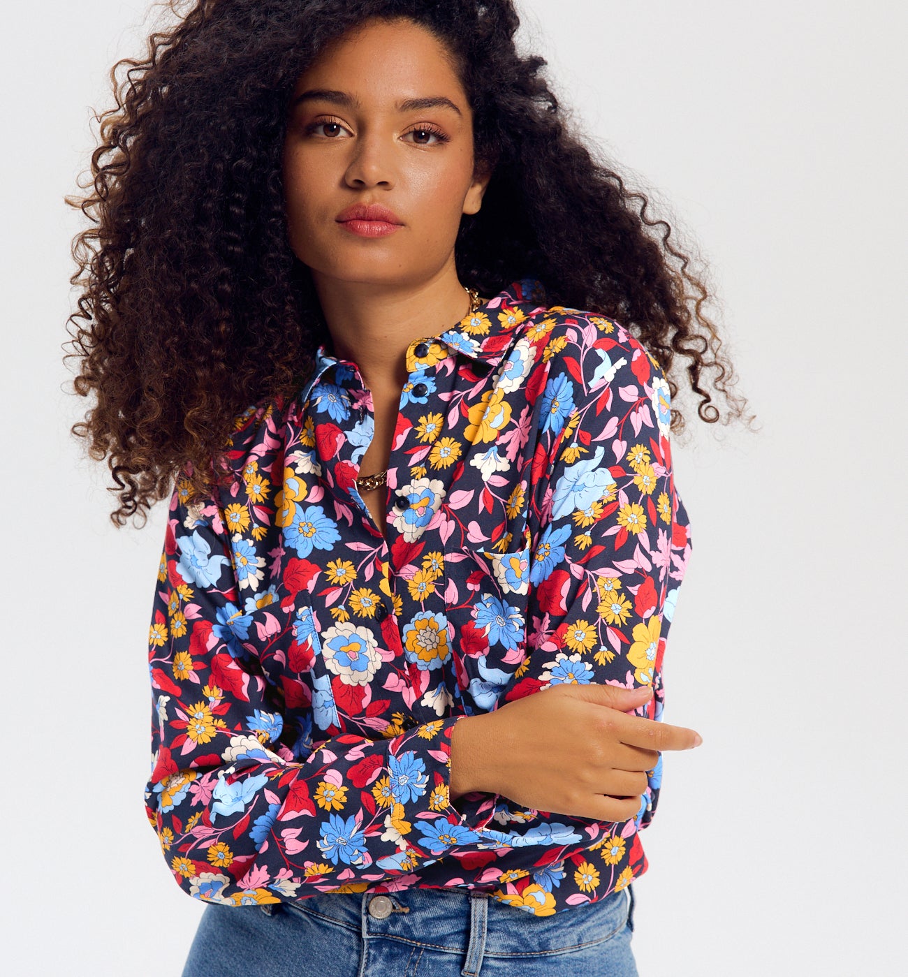 Chemise imprimée Femme - Imprimé rouge