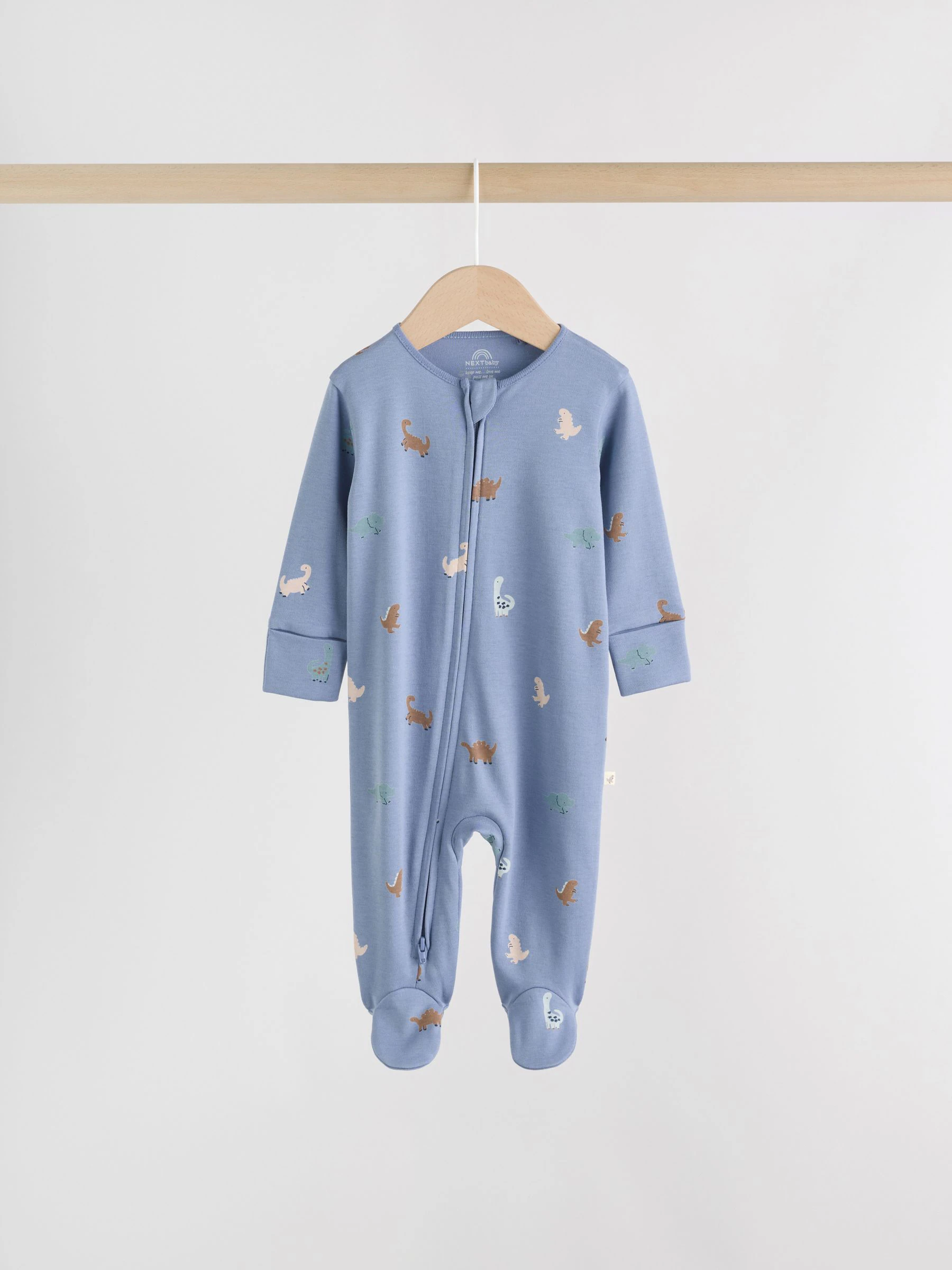 Marineblauw - Verpakking van 4 baby pyjama's met tweewegrits (0mnd -2jr)