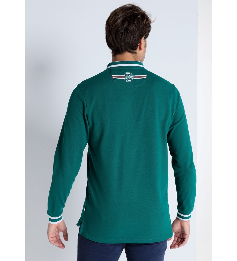 Camisa polo de manga comprida com zíper Bendorff
