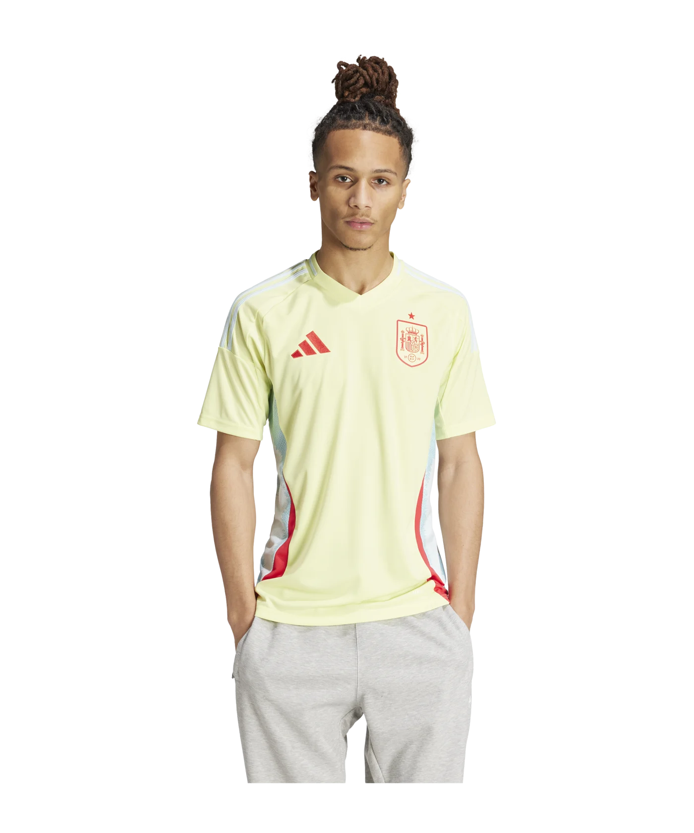 adidas Spanien Trikot Away EM 2024 Yellow
