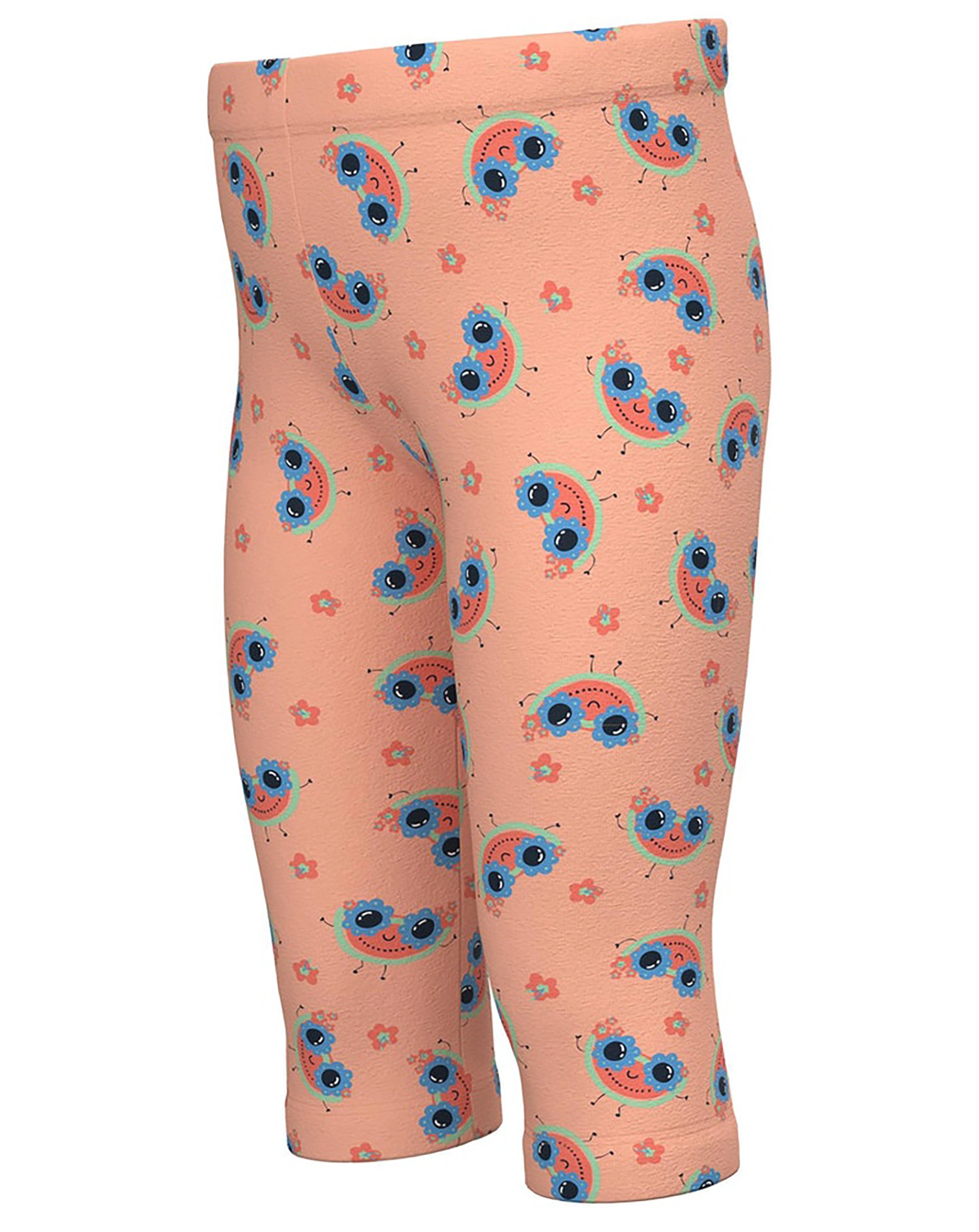 Capri-Leggings NMFVIVIAN - HELLO in peach nectar
