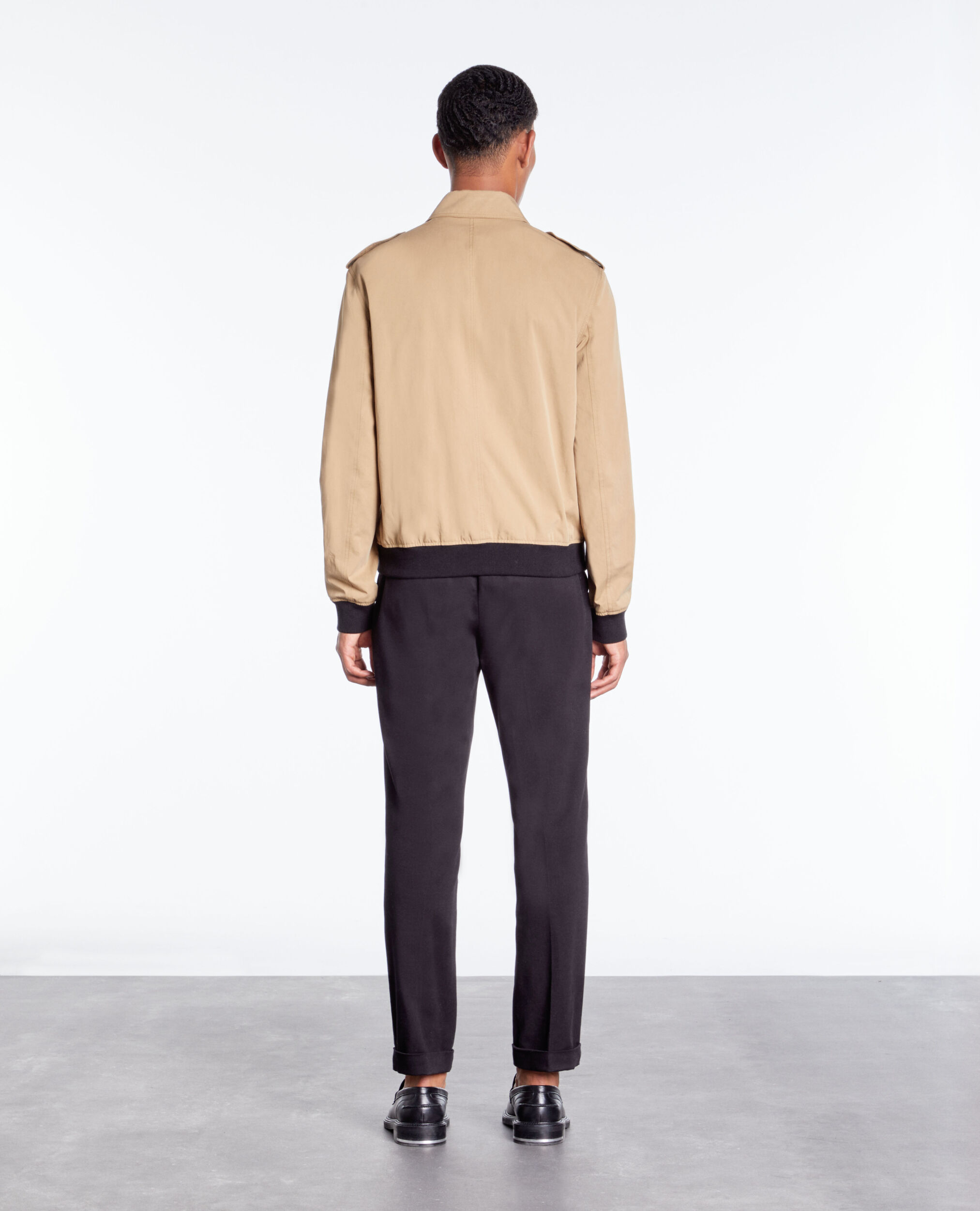 Blouson beige en coton