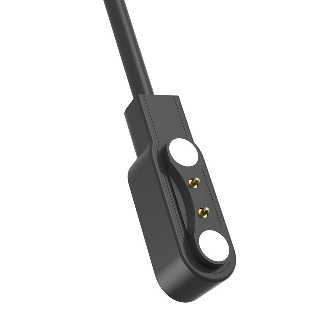 (1m) Magnetisches USB Ladekabel für Realme TechLife Dizo Watch R / DW2120 - Schwarz