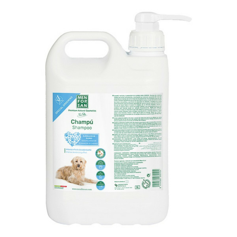 Shampooing men for san chien talc en poudre élimination des odeurs (5 l)