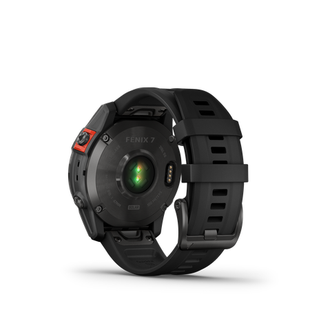FENIX 7 SOLAR Multisportuhr 47mm  schiefergrau mit schwarzem armband