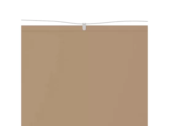Auvent vertical Taupe 140x360 cm Tissu oxford