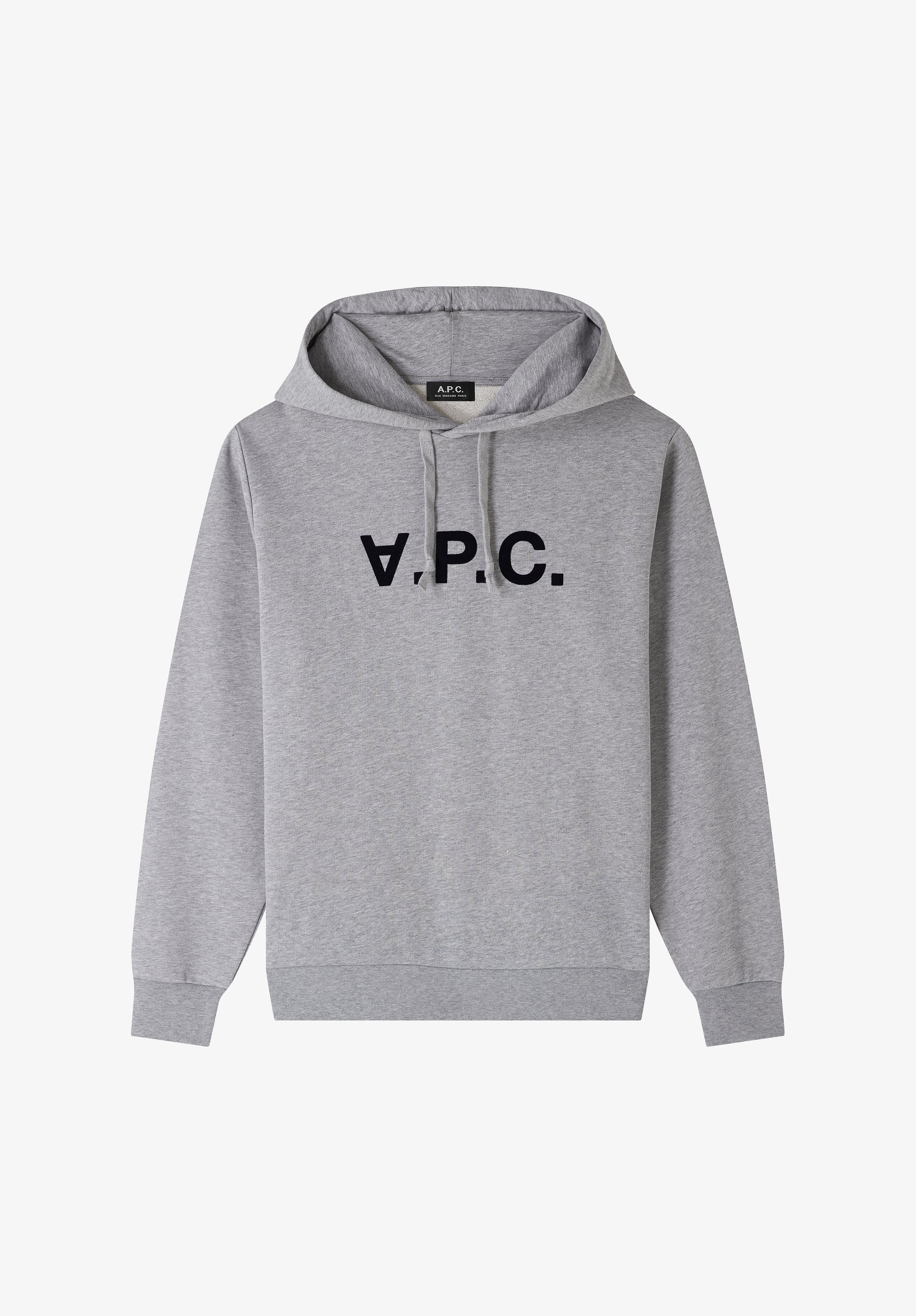 Hoodie Standard Grand VPC Unisexe - Gris chine / dark navy