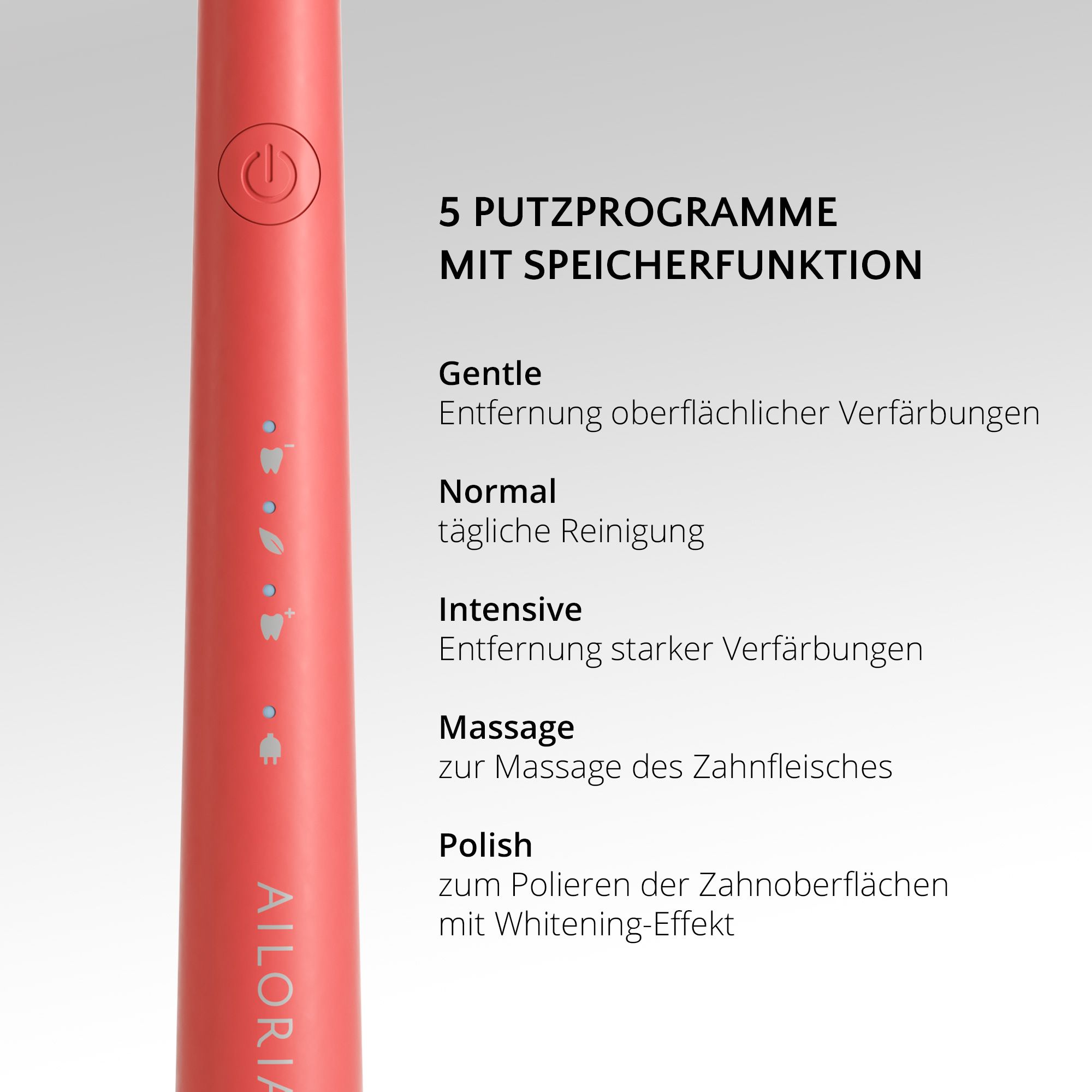 AILORIA PRO SMILE SET USB-Schallzahnbürste