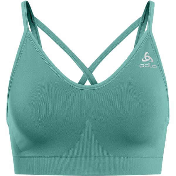 Brassière running ODLO SPORTS BRA SEAMLESS SOFT W ARCTIC/GREY MELANGE