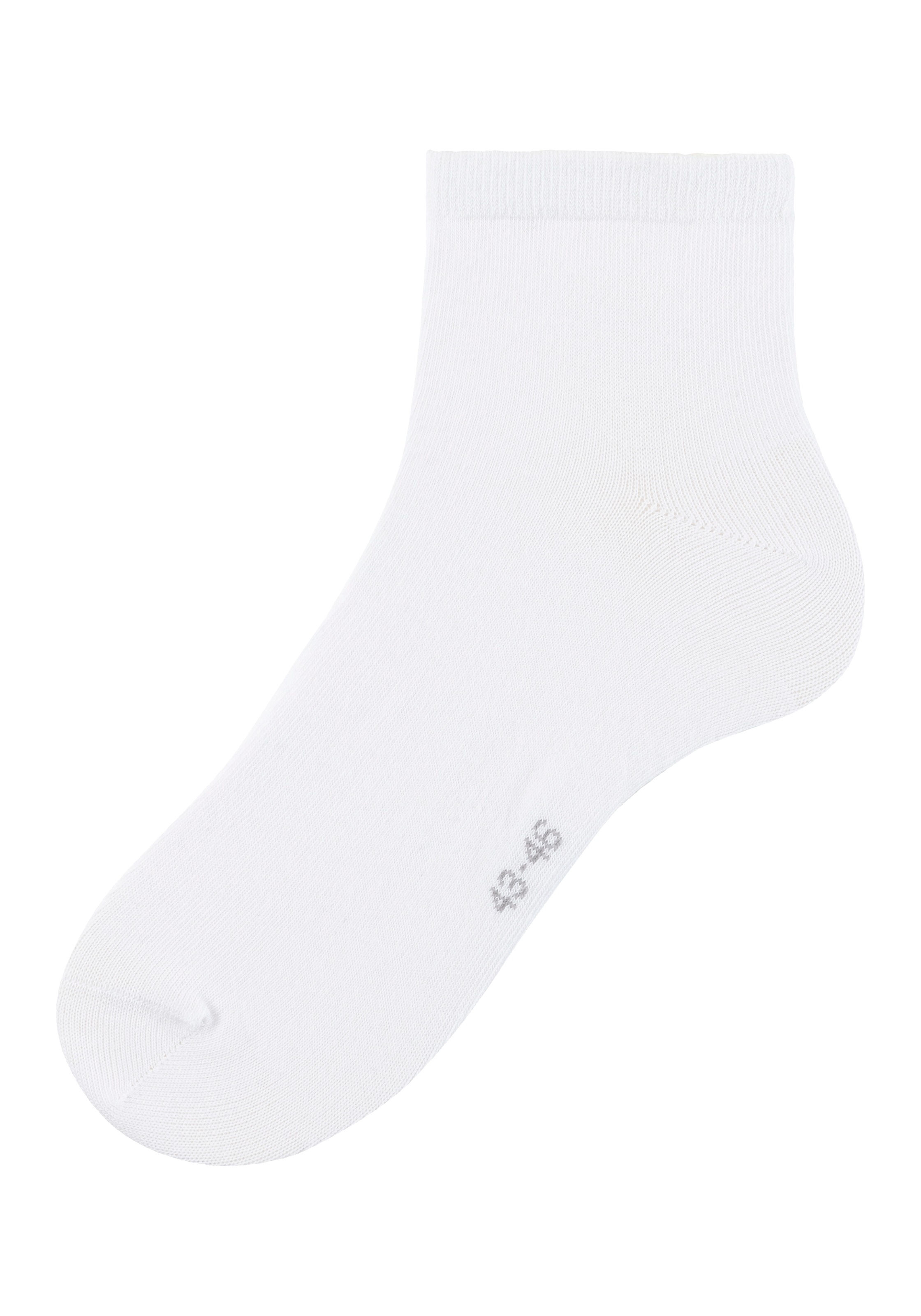 Bench. Kurzsocken Packung, 6 Stk. tlg. mit eingestricktem Markenlogo im Bündchen