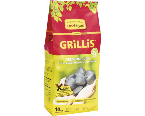 ProFagus Grillis Premium Beuken Grillbriketten 10 kg