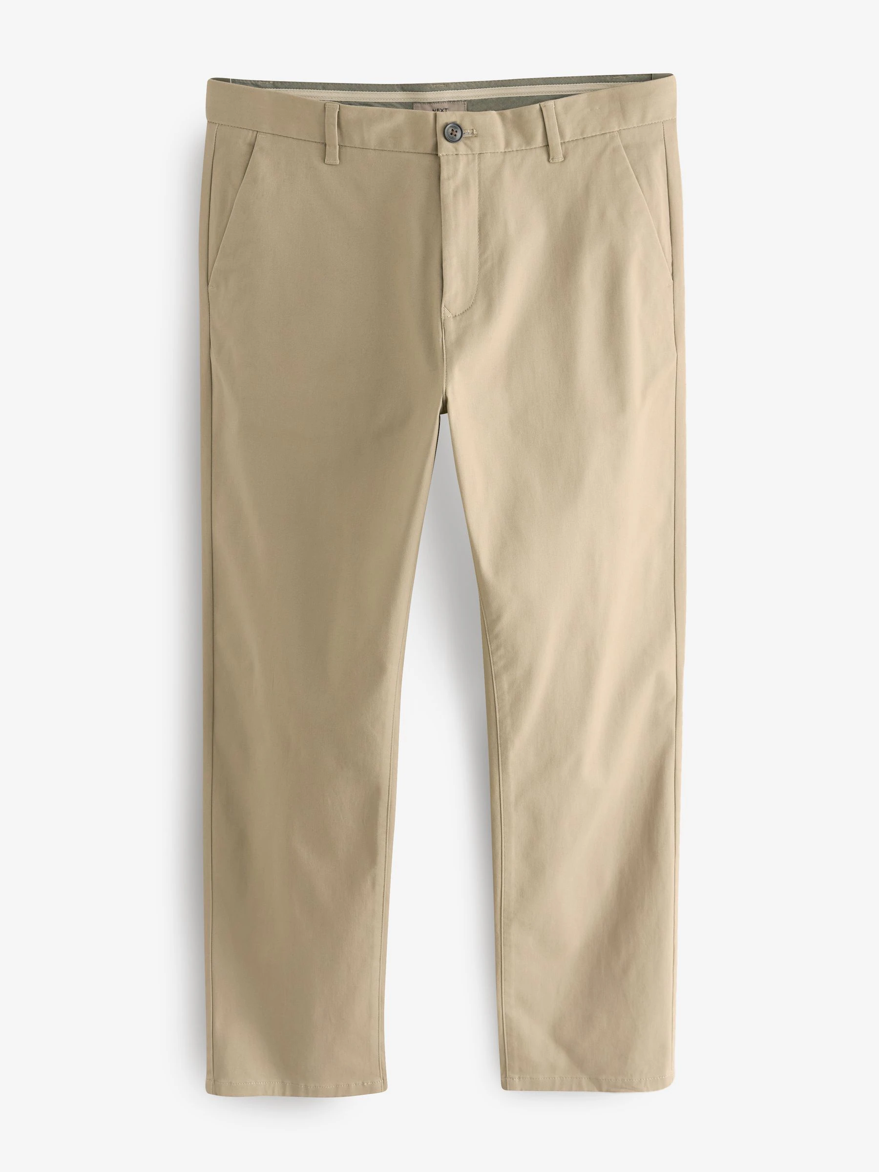 Pastelgeel - Straight fit - Stretchy chino