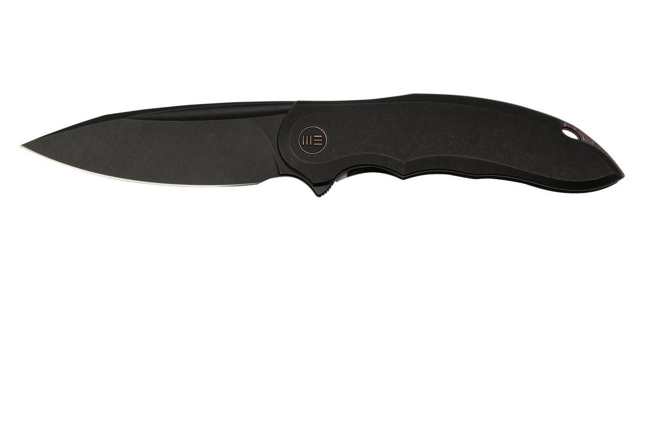WE Knife Makani WE21048-1, Black Titanium, Black Stonewashed CPM 20CV zakmes