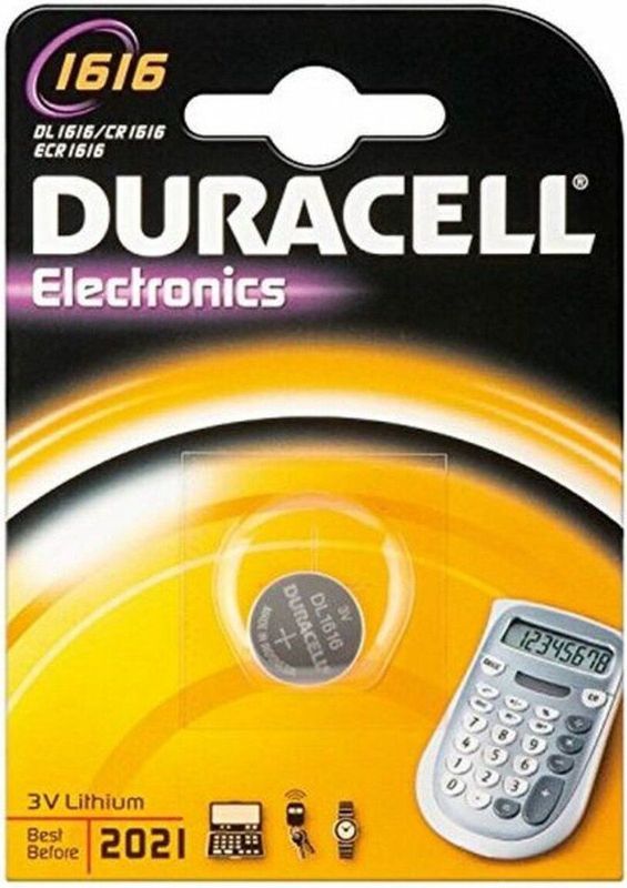 Duracell - CR1616 - Knoopcelbatterijen - 3 Volt - Lithium