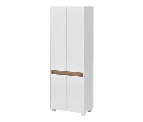 Hochschrank »Cosmo«, breit, weiß