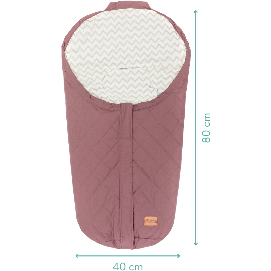fillikid Sommerfußsack Light Small Gruppe 0 Altrosa