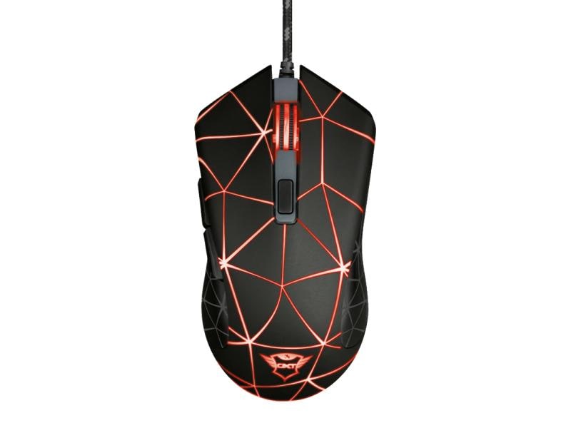 Trust Gaming-Maus GXT 133 Locx Przäzise Gaming Maus mit LED-Beleuchtung