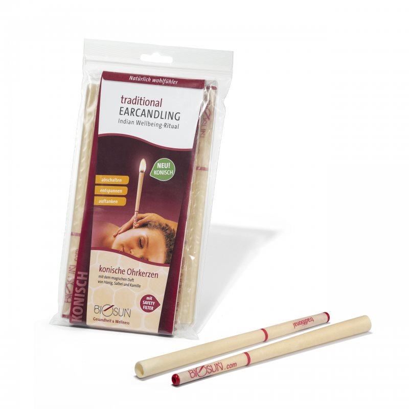 Biosun traditional Ohrkerzen<br>5 Paar, konisch