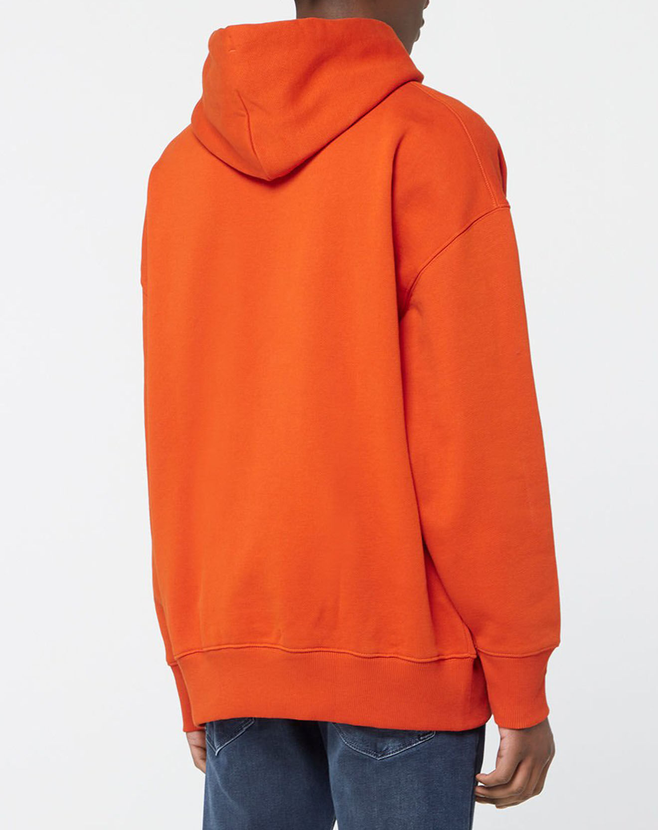 Tommy Jeans Sweat à capuche Tommy Badge orange