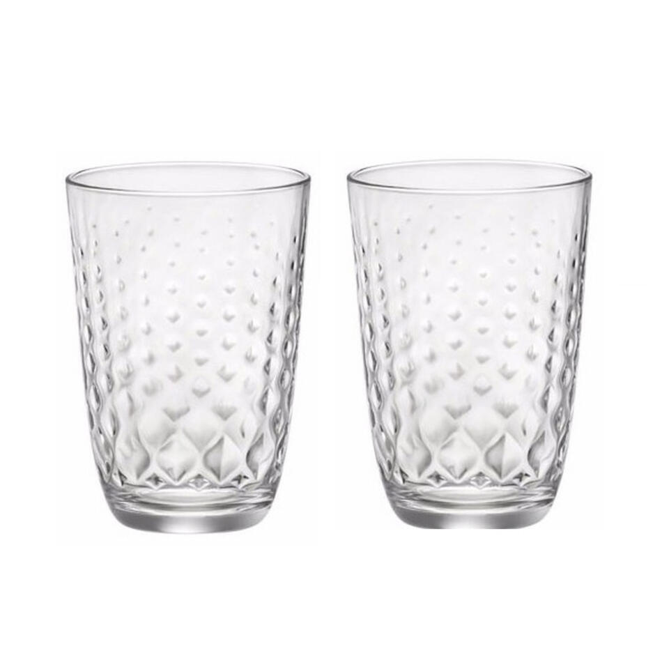 Bormioli Rocco Drinkglazen Glit - 6x stuks - glas - 390 ml