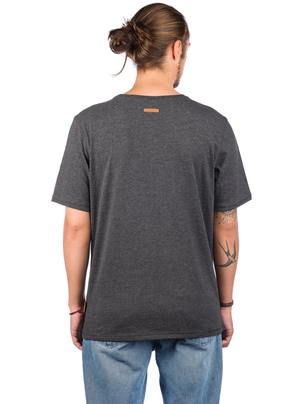 Kazane Moss T-Shirt charcoal heather