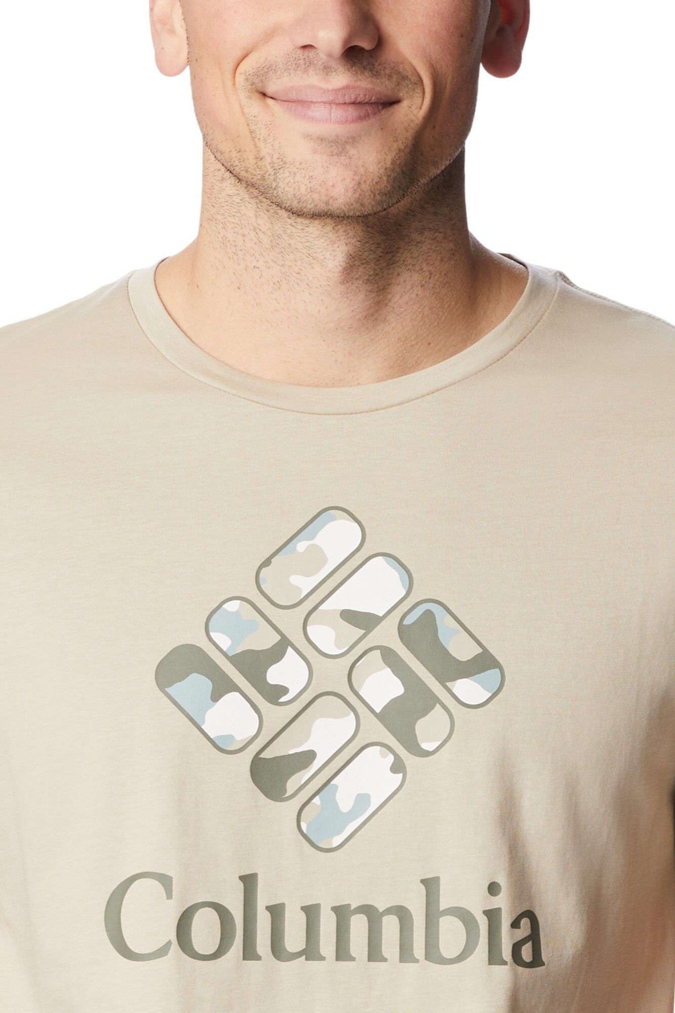 Camiseta masculina Columbia Rapid Ridge™ Back - Bege